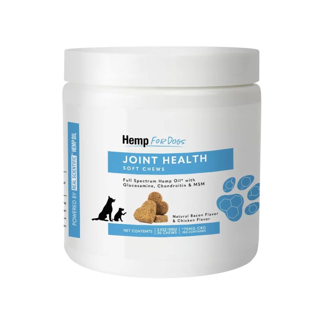 HempForPets CBD dog chews for joint health